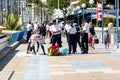 Street scene in Antibes, France