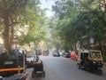 Street scene in bombay mumbai, india