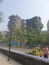 Street scene in bombay mumbai, india