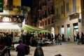 Street scene of Brera, Milan, Italy