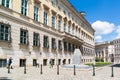 Street scene of Bruno Kreisky Gasse in Vienna, Austria Royalty Free Stock Photo