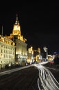 Street scene of The bund (Shanghai) Royalty Free Stock Photo