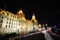 Street scene of The bund (Shanghai) Royalty Free Stock Photo