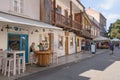 Daily street scene in capital Zagreb of croatia Royalty Free Stock Photo