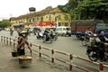 Street scene in central hanoi vietnam Royalty Free Stock Photo