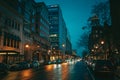 Street scene in Chinatown, Washington, District of Columbia