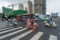 Street scene in the city of Chengdu