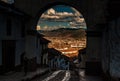 Street scene of Cusco, Peru Royalty Free Stock Photo