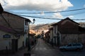 Street scene of Cusco, Peru Royalty Free Stock Photo