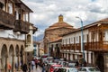 Street Scene in Cusco Royalty Free Stock Photo