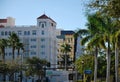 Street Scene in Downtown Bradenton at the Manatee River, Florida