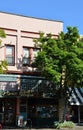 Street Scene in Downtown Corvallis, Oregon Royalty Free Stock Photo