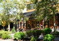 Street Scene in Downtown Eugene in Summer, Oregon Royalty Free Stock Photo