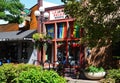 Street Scene in Downtown Eugene in Summer, Oregon Royalty Free Stock Photo