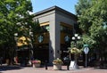 Street Scene in Downtown Eugene in Summer, Oregon Royalty Free Stock Photo