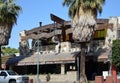 Street Scene in Downtown Palm Springs in the Southern Desert, California