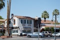 Street Scene in Downtown Palm Springs in the Southern Desert, California