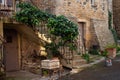 Street scene Goult ,provence , France.hill top village Royalty Free Stock Photo