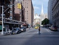 Street scene in Greenwich Village New York City Royalty Free Stock Photo