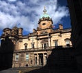 Street scene historic architecture in Edinburgh, Scotland, Unite