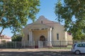 Street scene, with the historic library in Barkly-East