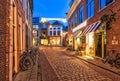 Street scene in historic part of Groningen city