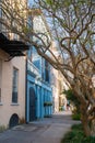 Street scene in the historic southern city of Charleston South Carolina Royalty Free Stock Photo