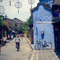 Street scene in Hoi An, Vietnam Royalty Free Stock Photo