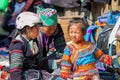 Street scene with local Hmong people