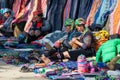 Street scene with local Hmong people