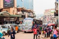 Bus in Luwum Street, Kampala, Uganda