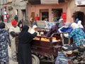 Street scene. Marrakesh. Morocco. Royalty Free Stock Photo