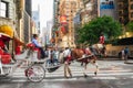 Street Scene, Midtown Manhattan. New York City. Royalty Free Stock Photo