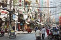 Street scene in the morning in Saigon, Vietnam