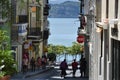 Street Scene in Old San Juan, Puerto Rico Royalty Free Stock Photo