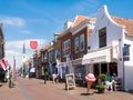 Street scene in old town of Brielle, Netherlands