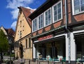 Street Scene in the Old Town of Celle, Lower Saxony Royalty Free Stock Photo