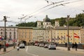 Street scene in the old town. Salzburg. Austria