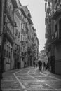 Street Scene Pamplona Old Town.Navarra Spain Royalty Free Stock Photo