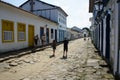 Street scene in Paraty, Brazil