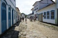 Street scene in Paraty, Brazil