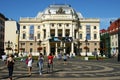 Old building of Slovak National Theatre, the Neo-Renaissance edifice built in 1885-1886, Bratislava, Slovakia Royalty Free Stock Photo