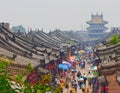 Street scene in Pingyao in China