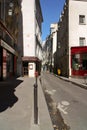 Street scene in the Quartier Latin, Paris, France Royalty Free Stock Photo