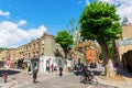 Street scene at Redchurch Street in Shoreditch, London Royalty Free Stock Photo