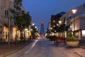 Street scene in Reykjavik, Iceland Royalty Free Stock Photo