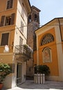 Street scene in Salo town on Lake Garda