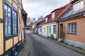 Street scene from the Swedish town of Ystad