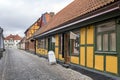 Street scene from the Swedish town of Ystad