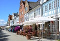 Street Scene in the Town of Travemuende, Luebeck, Schleswig - Holstein